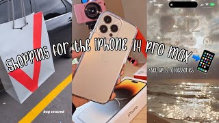 iPhone 14 Pro Max ✨Gold✨unboxing  set up📲  2022 vlog [upl. by Hollenbeck]