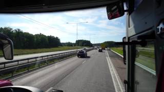 Sweden bus ride from Märsta train station to Upplands Väsby [upl. by Lutero327]