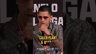 INTENSE Edgar Berlanga amp Caleb Plant go at it Canelo steps in [upl. by Rednaeel]