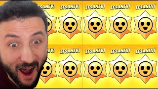 10 tane BEDAVA EFSANEVİ STAR HEDİYESİ AÇTIM 😲 Brawl Stars [upl. by Arehahs378]