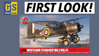 2024 NEW AIRFIX LYSANDER 148  first box review [upl. by Naie]