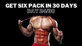 Get Six Pack in 30 Days  ABS Workout Day 2430 [upl. by Ahsilrae]