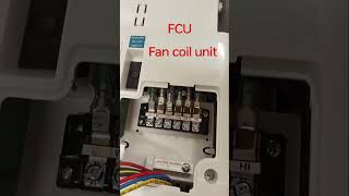 FCU  fan coil unit wiring diagram [upl. by Weisman]