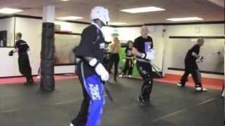 Sparring Jadi Tention and Jamie Goulding [upl. by Ihteerp919]