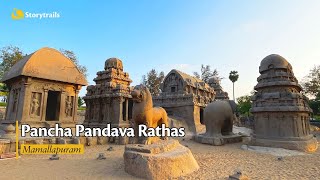 The Pancha Pandava Rathas  Mamallapuram [upl. by Gnihc]