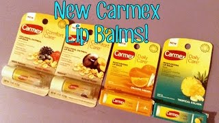 New Carmex lip balms [upl. by Eatnuahs]