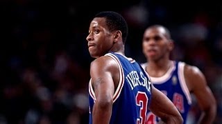 Allen Iverson Rookie Highlights [upl. by Enelyt]