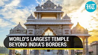 US Largest Handcarved Hindu Temple To Open In New Jersey Take A Tour Inside  Watch [upl. by Eak885]