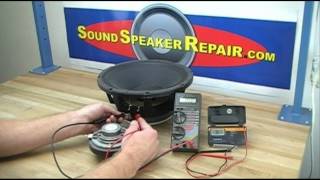 How To Test A Speaker or Tweeter Voice Coil [upl. by Limemann611]