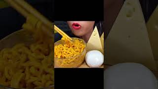 Asmr cheese noodles mozzarella and cheese eating sounds [upl. by Leclair]