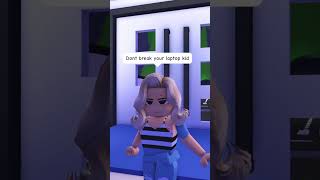 When Youngest Sibling tries to RUN AWAY🤣😏 adoptme roblox robloxshorts [upl. by Anyal]