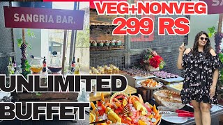 BKC DIVEunlimited vegnonveg Buffet Rs 299 only weekends 599Rs only with unlimited cocktaiks [upl. by Oilalue]