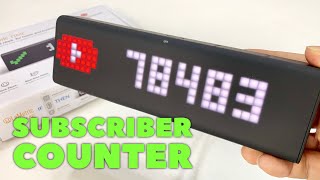 LaMetric Clocks Is A YouTube Subscriber Counter [upl. by Xenos]