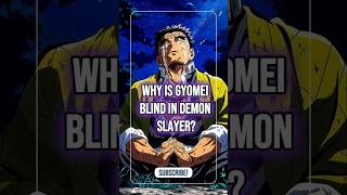 Why Is Gyomei Blind in Demon Slayer gyomei demonslayer [upl. by Ellett]