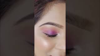 🌷✨subscribe eyemakeup pinkeye like comment [upl. by Oalsecnew]