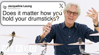 The Polices Stewart Copeland Answers Drumming Questions From Twitter  Tech Support  WIRED [upl. by Esinad623]