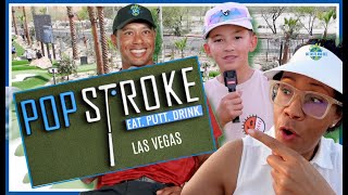 ⛳️🍔Tiger Woods’ PopStroke  GRAND OPENING in LAS VEGAS [upl. by Downey908]