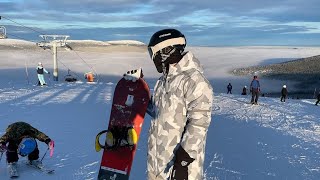 khamzat chimaev snowboarding part 2 [upl. by Elston]