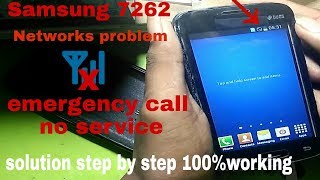 Samsung 7262 Network Solution Emergency call no ServiceAnd Samsung all models network Solution [upl. by Ahsinav549]