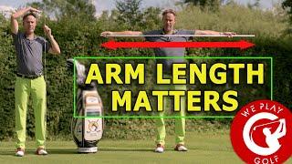 Arm length does matter in your golf swing heres why [upl. by Forta859]