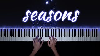 wave to earth  seasons  Piano Cover with PIANO SHEET [upl. by Haimehen]