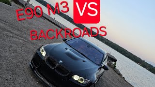 E90 M3 COMPETITION VS TWISTY ROAD [upl. by Stovall]