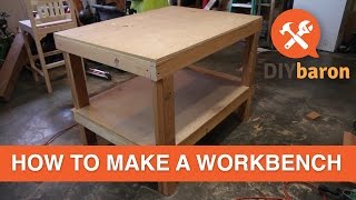 How to Build a Workbench and a Shop  Garage Tour [upl. by Iteerp]