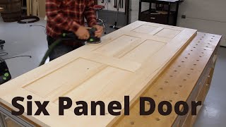 Building a six panel pine door [upl. by Yenffit]