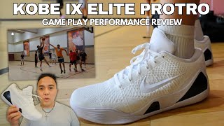 Kobe 9 Elite Low Protro Performance Review [upl. by Aiyn498]