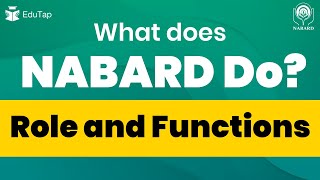 Role of NABARD  NABARD Functions  What does NABARD do [upl. by Elijah]