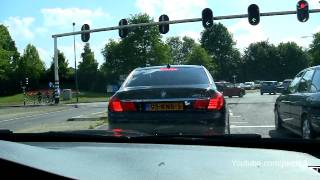 BMW 760Li Powersliding on Public Road  1080p HD [upl. by Mallorie15]