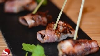 Delicias de Elche dátiles con bacon [upl. by Ecerahs]