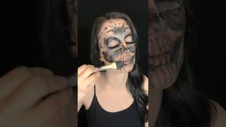 Rorschach Ink Blot Test Skull Face Paint Makeup [upl. by Christi]