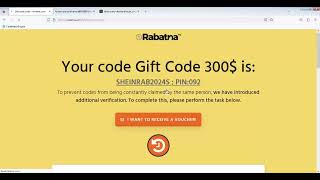 Shein Gift Card Coupons Code 2024 💰 How to Get 300 Gift Card Step by Step [upl. by Naux]