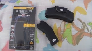 SABRE Ergonomic Stun Gun with LED Flashlight  Extremely Strong PainInducing Model for SelfDefense [upl. by Adnawyt298]