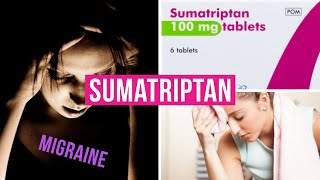 SUMATRIPTAN  TOUT SUR CE MÉDICAMENT ANTIMIGRAINEUX [upl. by Fredra]