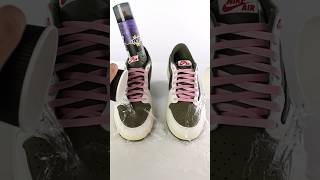 Watch how our Crep Protect Spray protects these Travis Scott ‘Medium Olives’ 👀 TravisScott [upl. by Gaeta638]