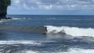 Hakalau Beach Park and surf sesh Sept 2019 [upl. by Suirtimed]