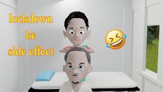 lockdown ke side effect  cg comedy video  CGtoons XD [upl. by Sanborne]