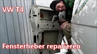 VW T4 Transporter  Fensterheber reparieren [upl. by Ailyt315]