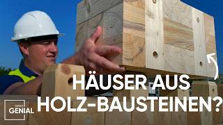 Revolutioniert dieser HolzBaustein die Baubranche  Einfach Genial [upl. by Anivlis158]