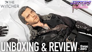 The Witcher Season 3 Geralt Threezero 16 Scale Figure Unboxing amp Review [upl. by Mallin]