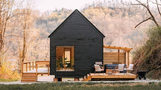 Tiny BNB Sleek amp Scandinavian Cozy Cabins [upl. by Eelloh]