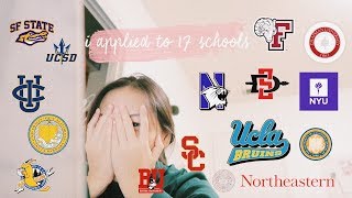 i applied to 17 schoolsand this is the result  college decision reactions 2019 [upl. by Nosnirb166]