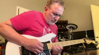 Eddie Van Halen PUSH COMES TO SHOVE GUITAR Solo Cover [upl. by Ingunna]