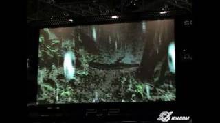 Higanjima Sony PSP Gameplay  TGS 2004 Video Wall Clip [upl. by Effy]