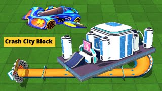 RACECRAFT GAME  NOVA CAR UNLOCK CRASH CITY BLOCK TRACK  HOT RACE WHEELS UNLIMITED [upl. by Aynotel785]