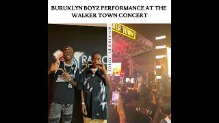 Buruklyn Boyz performance at the Walker Town Concert nairobijuice rema buruklynboyz [upl. by Shuma955]