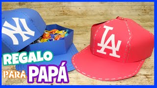 DIY  GORRA DE PAPEL  REGALO PARA EL DÍA DEL PADRE [upl. by Enilkcaj]