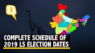 Lok Sabha Election 2019 Dates Heres All You Need to Know  The Quint [upl. by Llenehs]